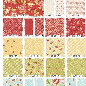 MODA "stitched "mini Charm Pack by Fig Tree and Co - Etsy