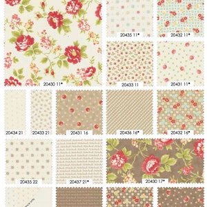 MODA "stitched "mini Charm Pack by Fig Tree and Co - Etsy