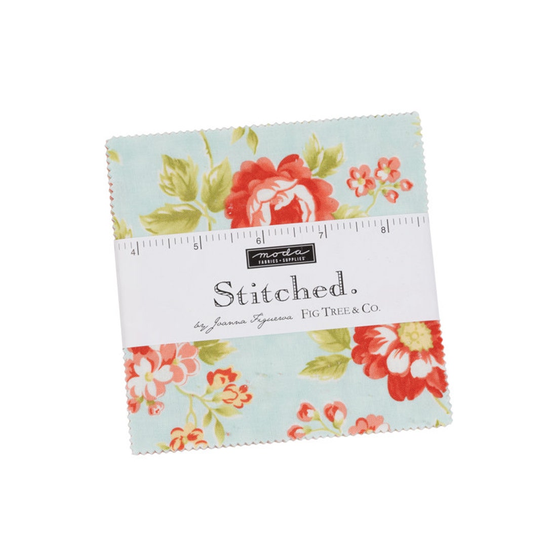 MODA "stitched " Charm Pack by Fig Tree and Co - Etsy