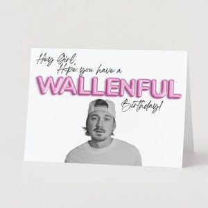 Morgan Wallen Birthday Card Digital Download