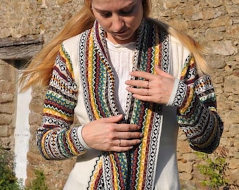 Cardigan En Laine Pour Femme-Chic Et Élégant Cardigan