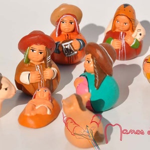The Andean Nativity Scene, Peruvian Nativity Scene, Ceramic Nativity Scene, Cuzco Nativity Scene, Andean Nativity Scenes, Peruvian Nativity Scene