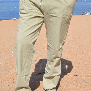 Peruvian pants for men, Peruvian cotton pants, natural cotton pants, loose pants for men and women, Peruvian tocuyo pants,