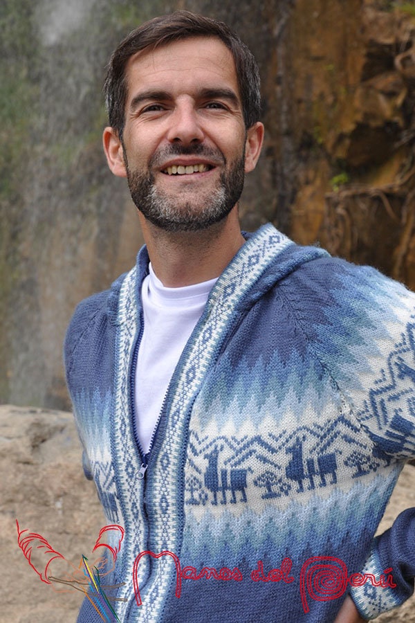 Unique Choice of Peruvian Wool Jackets, Men's Alpaca Hooded