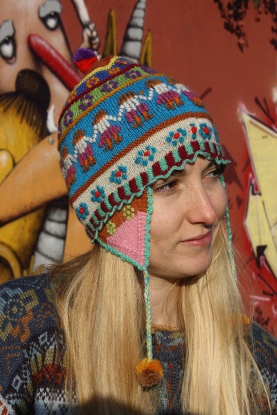 Unique Peruvian Hat, Chullo, Peruvian Hat for Women  display picture 1