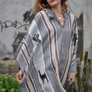 Poncho alpaga grande taille, Poncho laine d'alpaga look actuel, Poncho femme grande taille, vaste choix de ponchos au meilleur prix, image 8