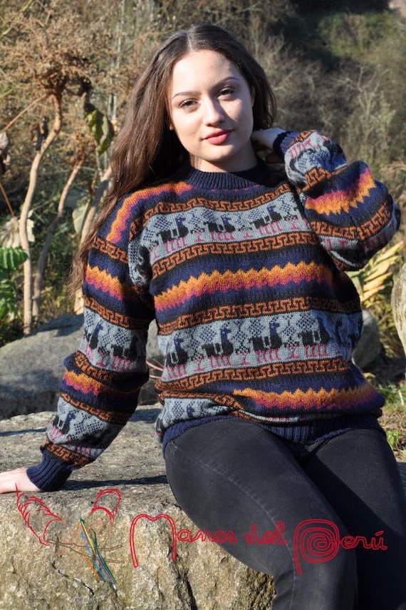 Women's Sweater, Plus Size Women's Sweater, Alpaca Sweater