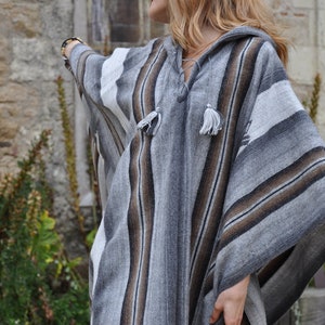 Poncho alpaga grande taille, Poncho laine d'alpaga look actuel, Poncho femme grande taille, vaste choix de ponchos au meilleur prix, image 2