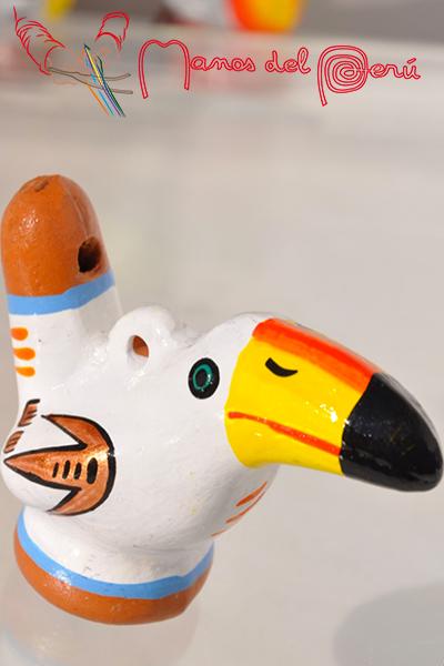 Fischietti Per Uccelli In Ceramica EIH - 4 Pezzi A Forma Di Pettirosso, Per Richiamo O Gioco - Foto 3