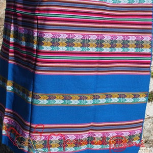 Peruvian Fabric, Peruvian Weaving, Long Peruvian Weaving, Cheap Fabric, Mantas Peruana, aguayo, Peruvian manta, licllas, cheap fabric, Turquoise