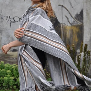 Poncho alpaga grande taille, Poncho laine d'alpaga look actuel, Poncho femme grande taille, vaste choix de ponchos au meilleur prix, image 7