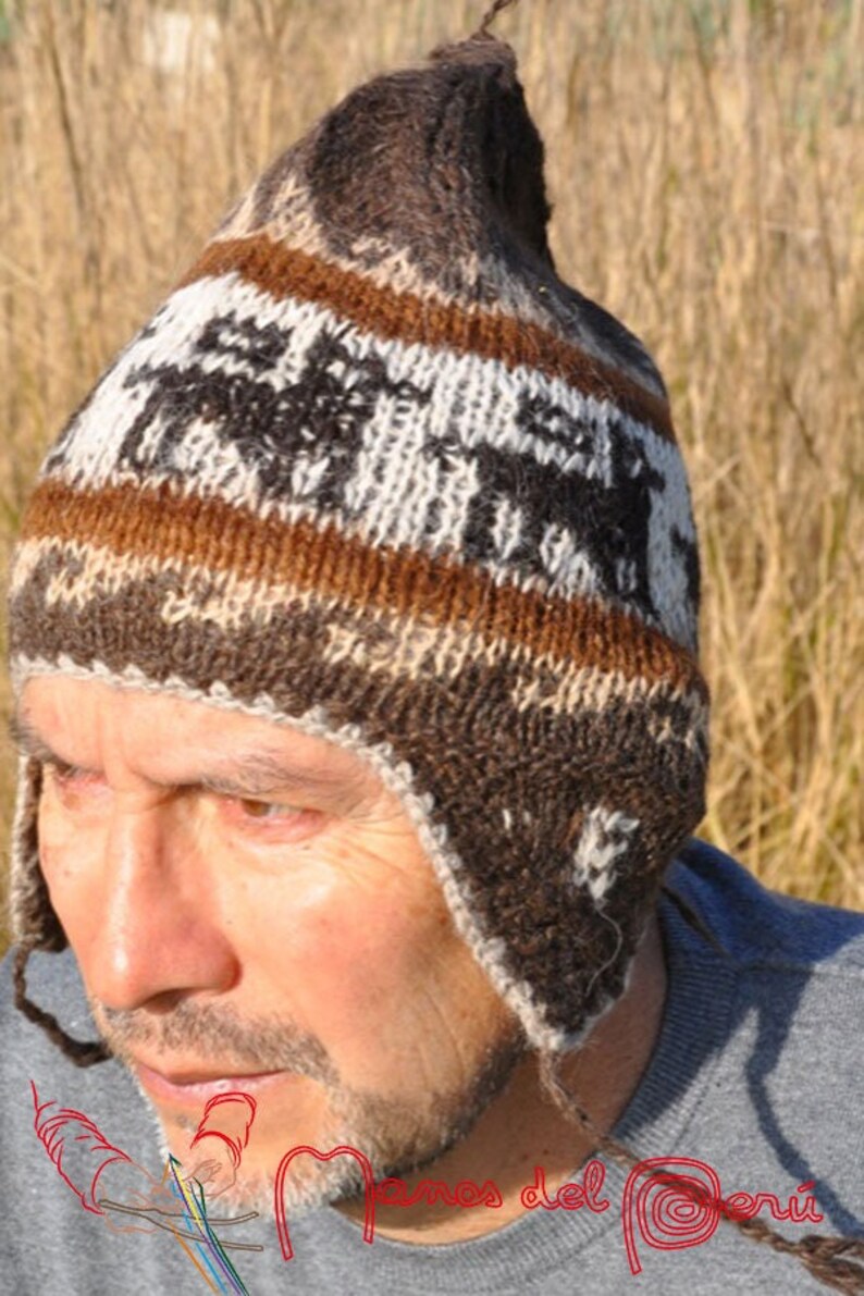 Cappello da uomo peruviano cappello di lana di alpaca fatto a | Etsy Italia