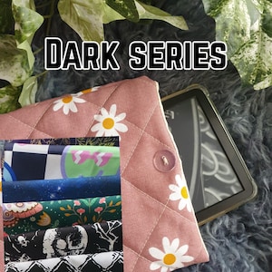 Kindle Hülle | Gequiltet | Buchliebhaber | Geschenkidee | DUNKLE SERIE