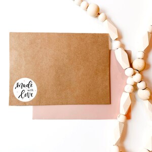 Made With Love Stickers on Sheet. Packaging Stickers. Small business Stickers. Do Not Bend stickers