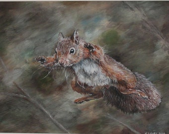 Original Squirrel Painting