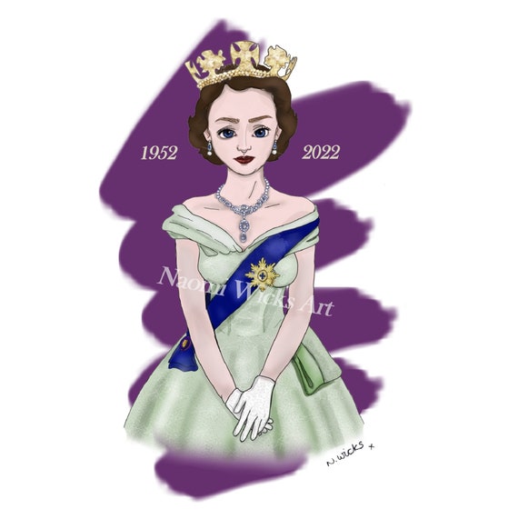 Queen Elizabeth II - Art Print Tribute