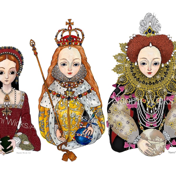 Elizabeth I Art Print (choose your design)