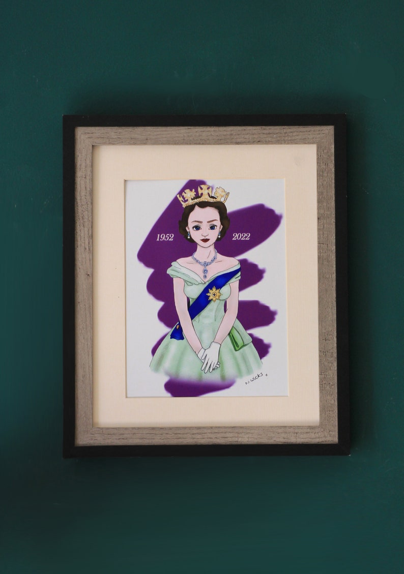 Queen Elizabeth II - Art Print Tribute image 3