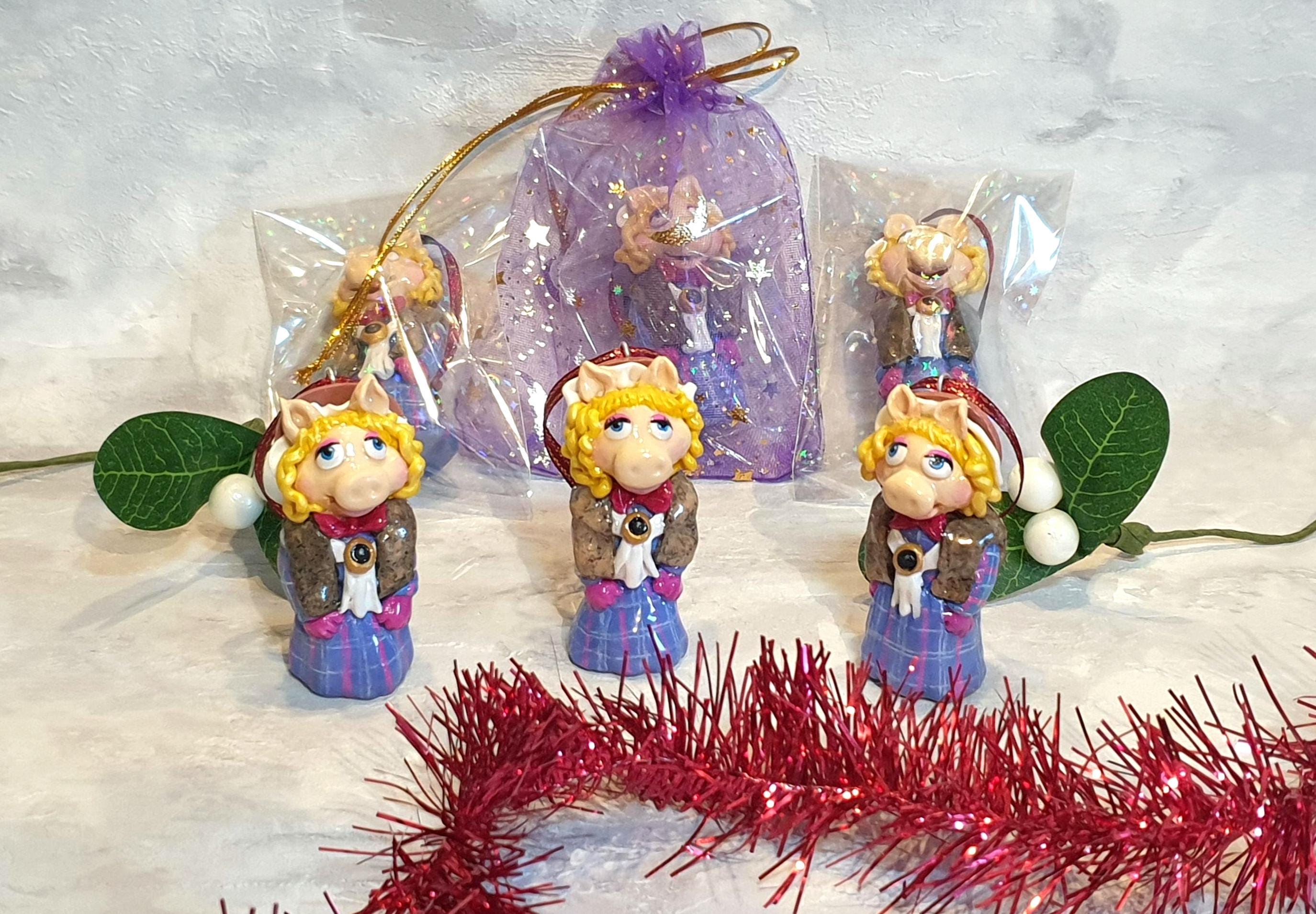 Kermit and Miss Piggy Christmas Ornaments - Etsy Canada
