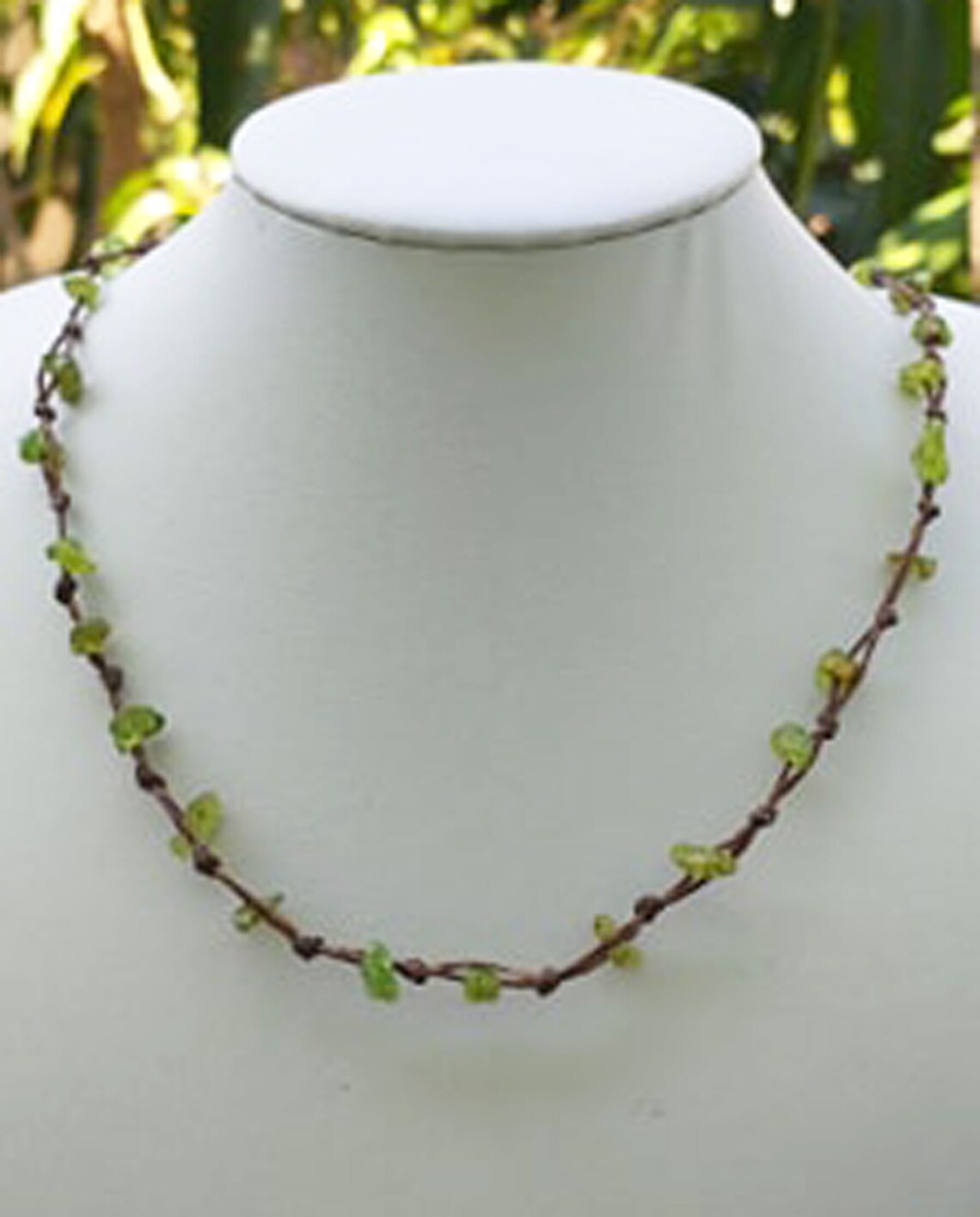Peridot Choker Necklaces Green choker Strands choker gemstone Etsy