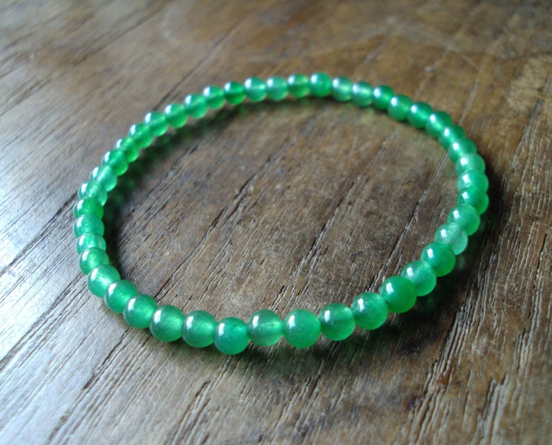 Pulseras de jade pulseras de piedra pulseras verdes piedra