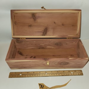 Aromatic Cedar Jewelry Box Hand Made #11