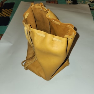 grand sac 3 côtés en peau de cerf, plusieurs couleurs différentes