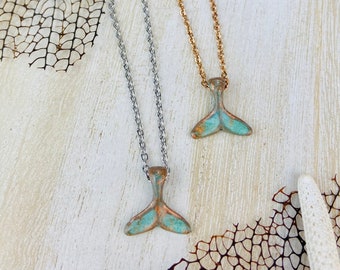 Nautical Sterling silver mermaid necklace Trendy jewelry Mermaid tail Whale tail Always be yourself unless you can be a mermaid