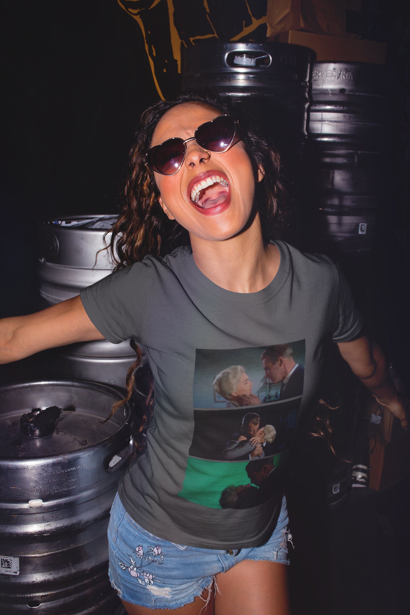 Famous Movie Kisses Hitchcock S 360 Degree Vertigo Etsy