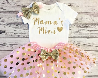 Mothers Day gift Mini Mommy Mommys Mini New Mom Gift Baby Shower Gift Baby Girl and Mommy Matching Outfits Mommy and Me Photoshoot Prop