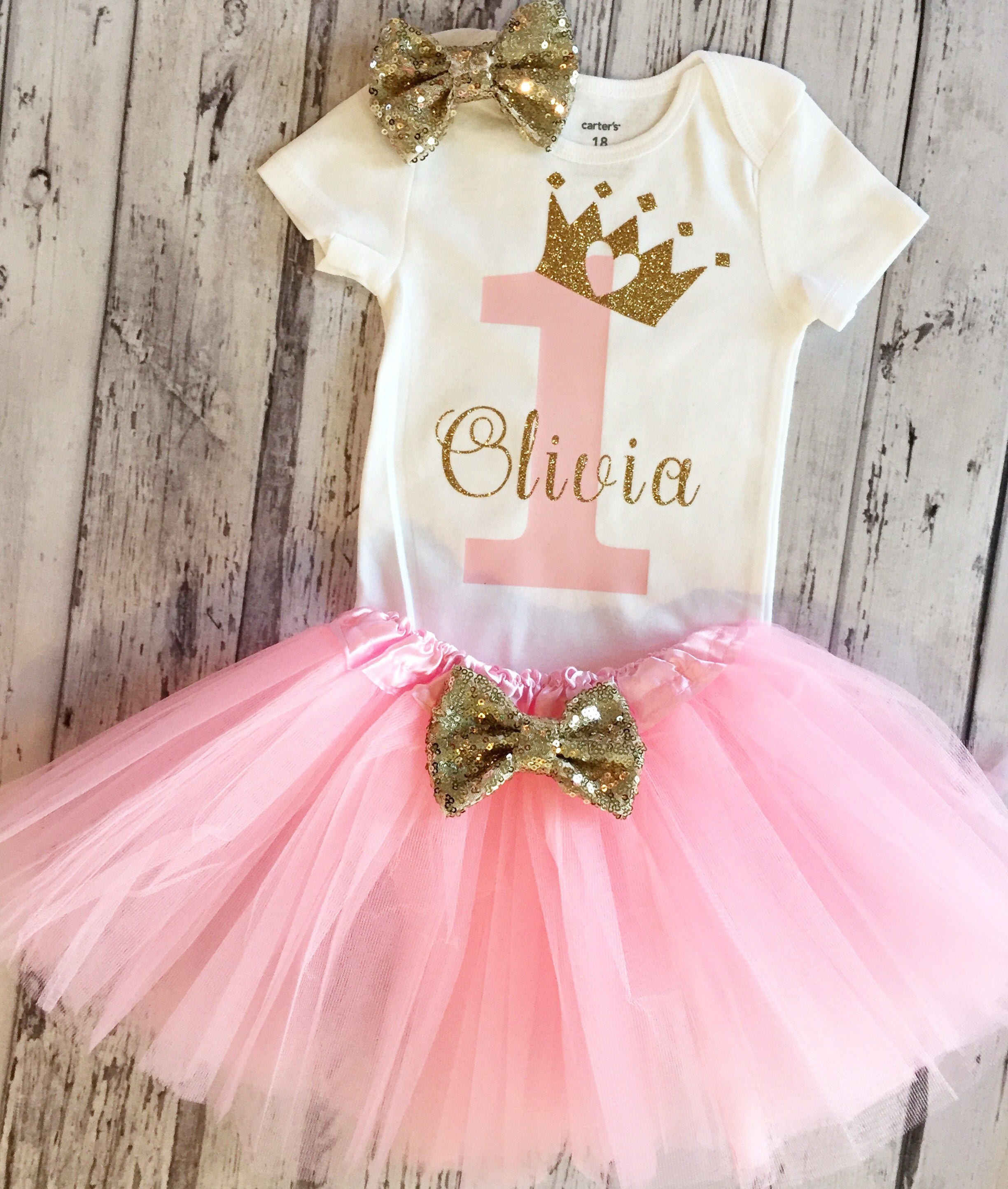 1st birthday top princess outfit