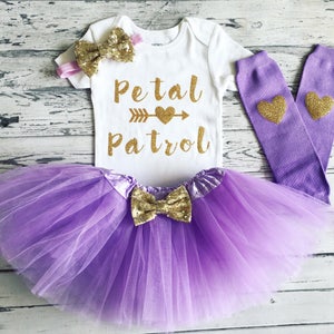 Flower Girl Shirt Flower Girl Gift Flower Girl Outfit Petal Patrol Ask Flower Girl Gift Flower Girl Dress Bridal Party Gifts Wedding Purple