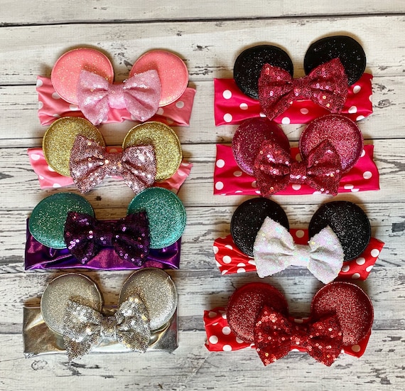 Disney Minnie Mouse diadema orejas bebé diadema Minnie diadema Minnie orejas  para bebé Minnie Sparkle orejas Disney viaje -  México