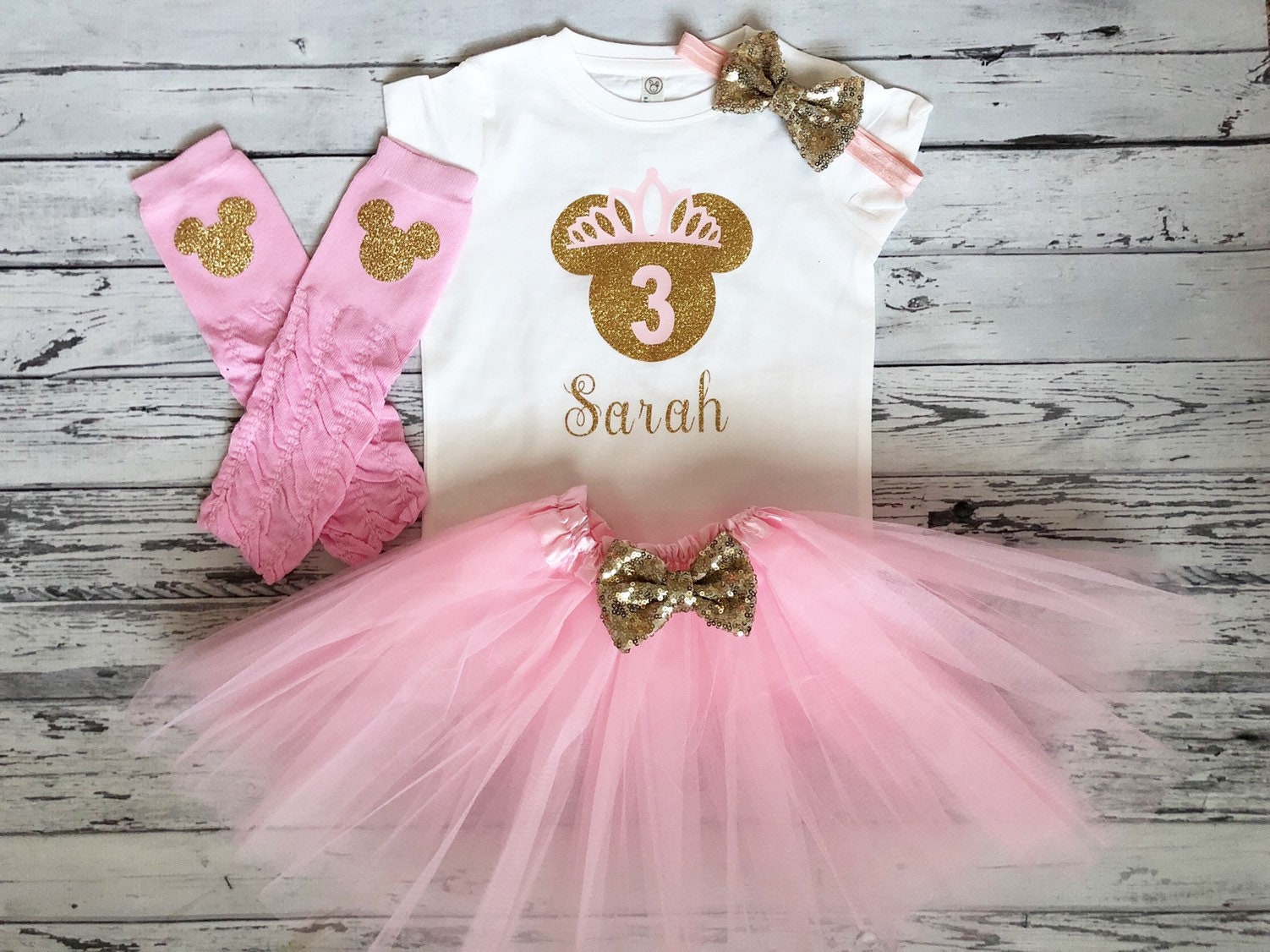 Minnie mouse 3rd birthday outfit discount