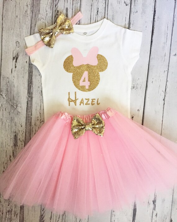 minnie mouse 4th birthday shirt
