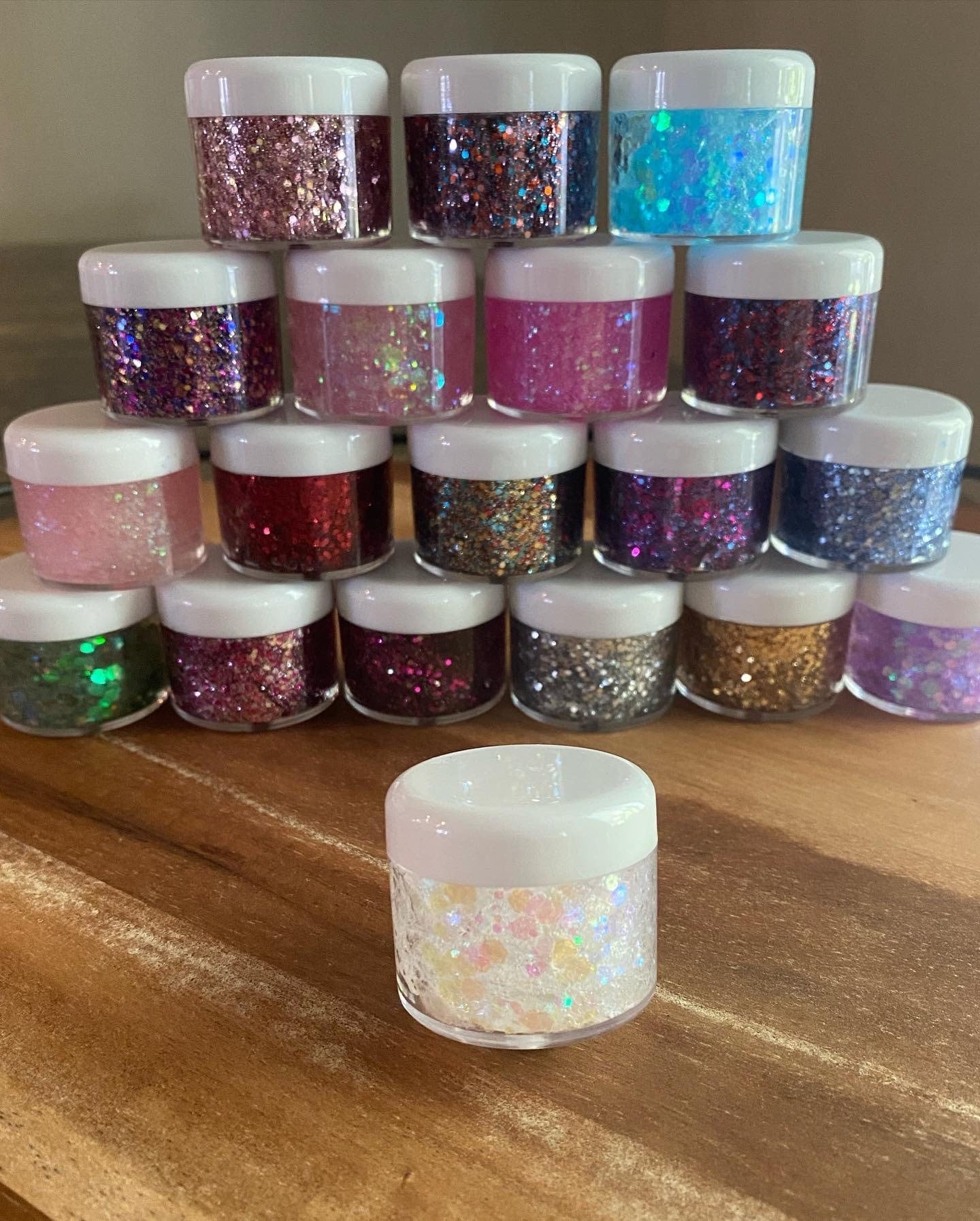 Body Glitter Gel, Face Glitter Gel Makeup, Hair, Eye, Pride, Rainbow, Rave,  Festival, Cosmetic, Holographic, Iridescent, Cheer, Softball, 5K 