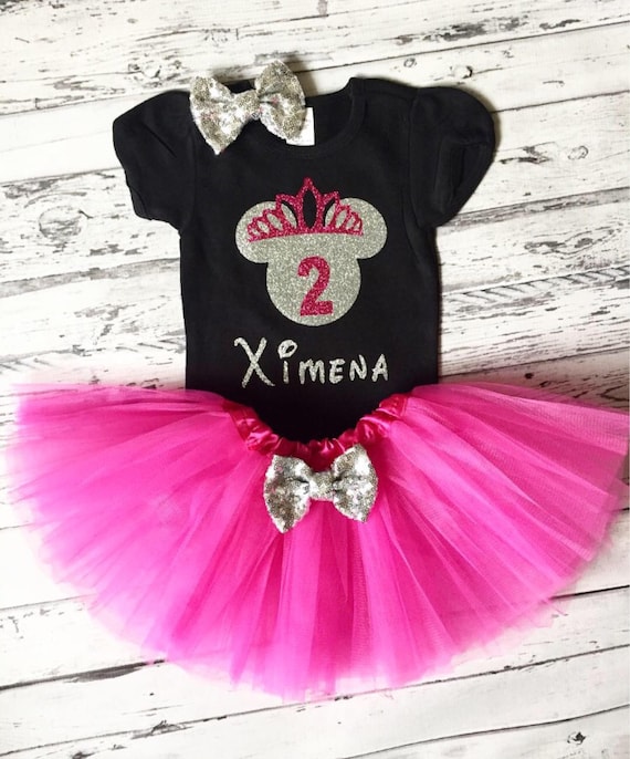 Minnie mouse hotsell 2nd birthday dress