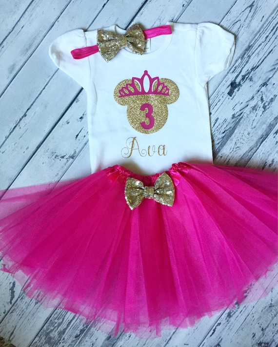 minnie mouse 3rd birthday shirt
