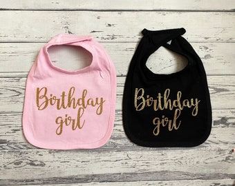 1st Birthday Bib First Birthday Bib Baby Girl Birthday Bib Cake Smash Bib Party Outfit Birthday Girl