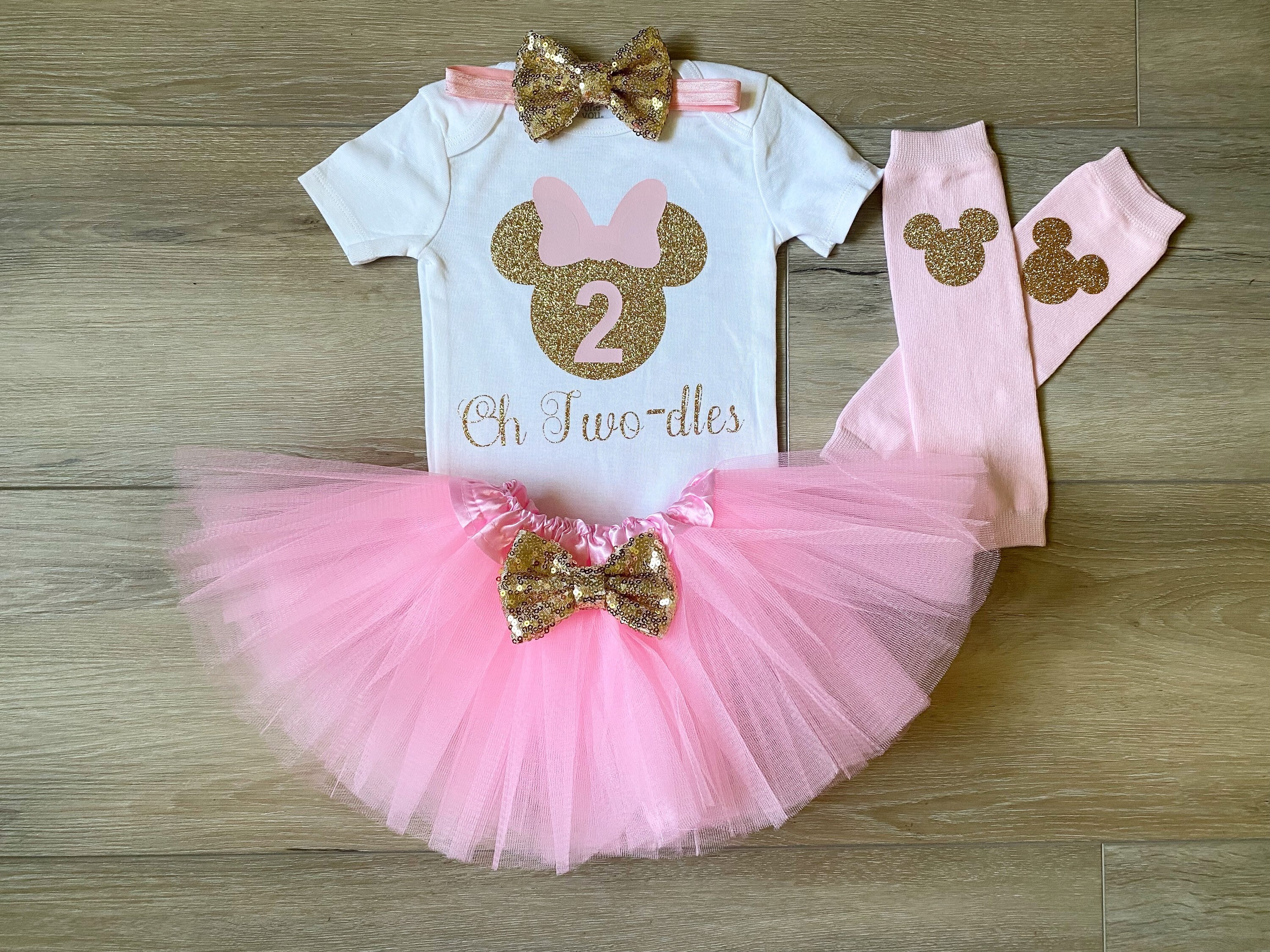 minnie mouse 2nd birthday dress Pink and Gold Oh Twodles Minnie Mouse 2nd Birthday Outfit Toodles Birthday Shirt Oh Twodles Minnie Mouse Birthday Outfit Second Birthday