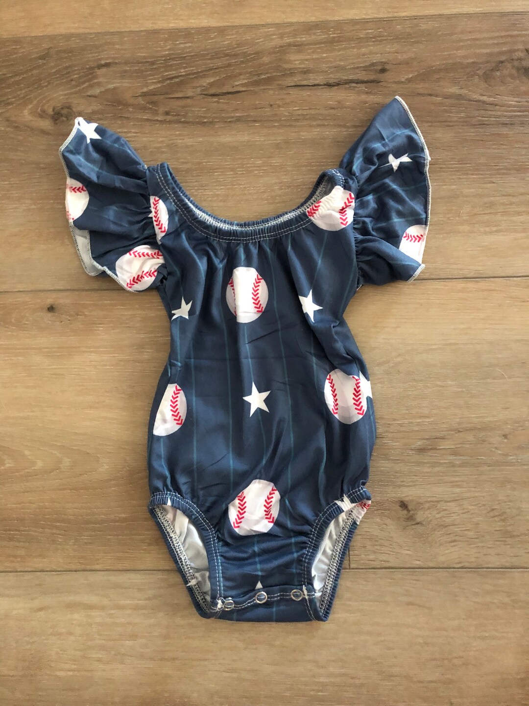 Baby Girl Baseball Outfit Baby Girl Baseball Leotard Baseball Outfit