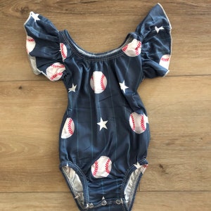 Baby Girl Baseball Outfit Baby Girl Baseball Leotard Baseball Outfit Red Tutu Baseball Legwarmers Baseball Sister Cheer Baby Sister Baseball
