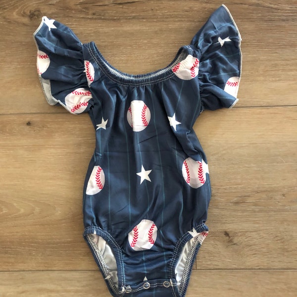 Baby Girl Baseball Outfit Baby Girl Baseball Leotard Baseball Outfit Red Tutu Baseball Legwarmers Baseball Sister Cheer Baby Sister Baseball