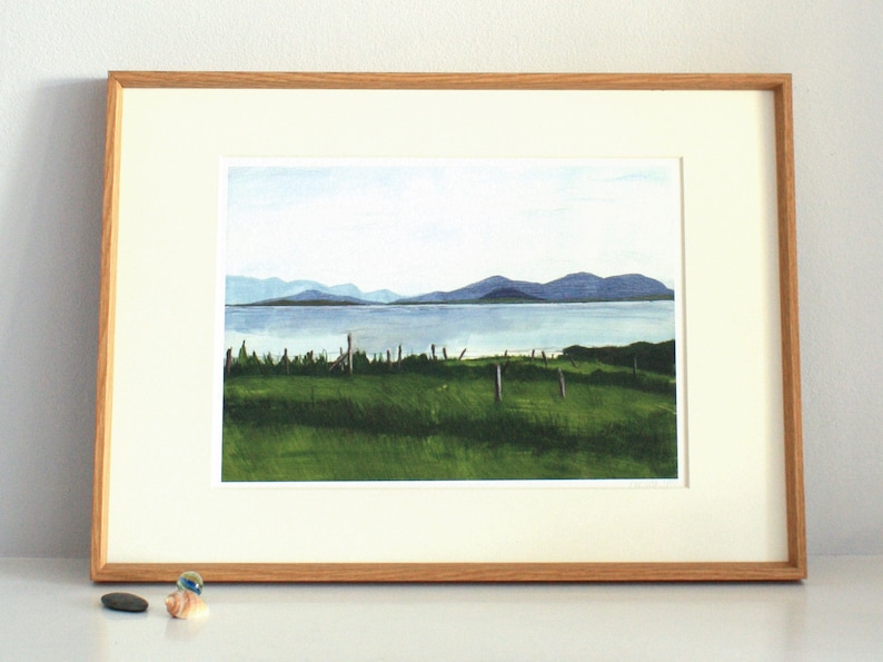 Limited edition landscape giclee print, County Mayo, Belmullet peninsula, Ireland, unframed, archival print, seascape, Christmas gift bundle image 1