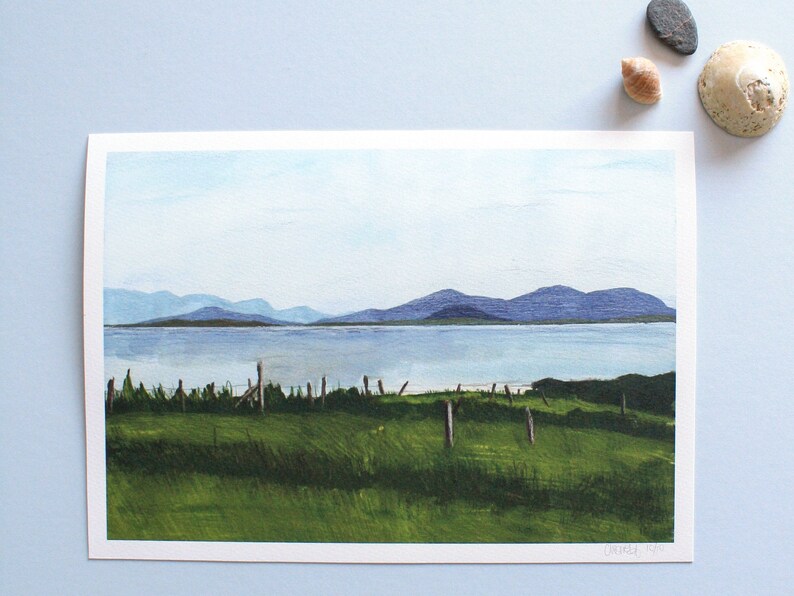 Limited edition landscape giclee print, County Mayo, Belmullet peninsula, Ireland, unframed, archival print, seascape, Christmas gift bundle image 3