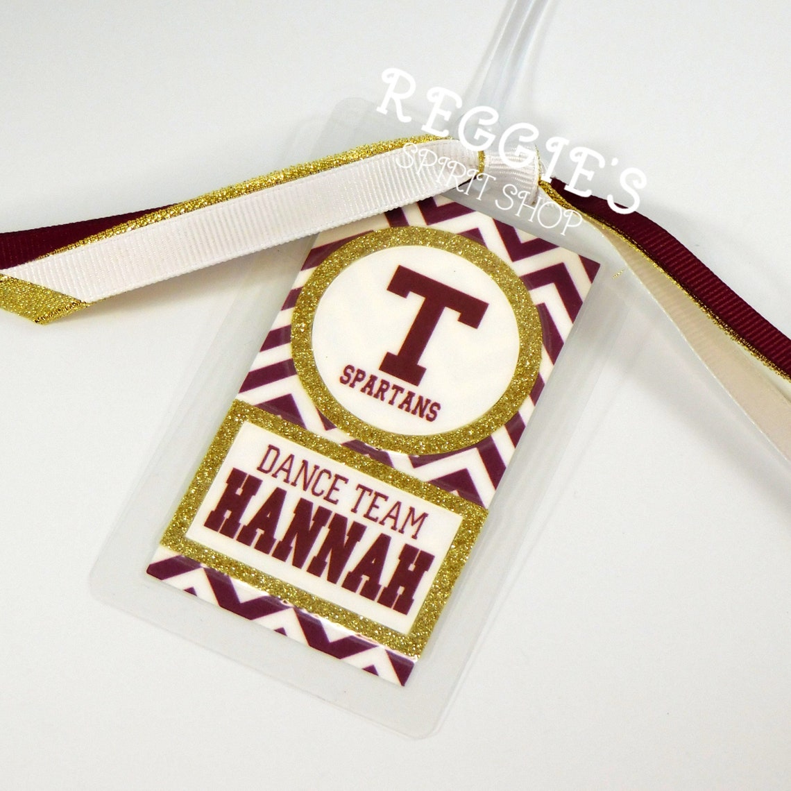 Personalized Dance Team Bag Tags Dance gifts Custom Cheer Etsy