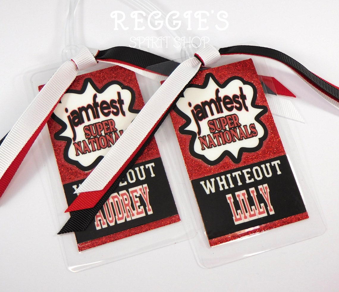 Personalized Cheerleading Bag Tags Custom Cheer gifts Etsy