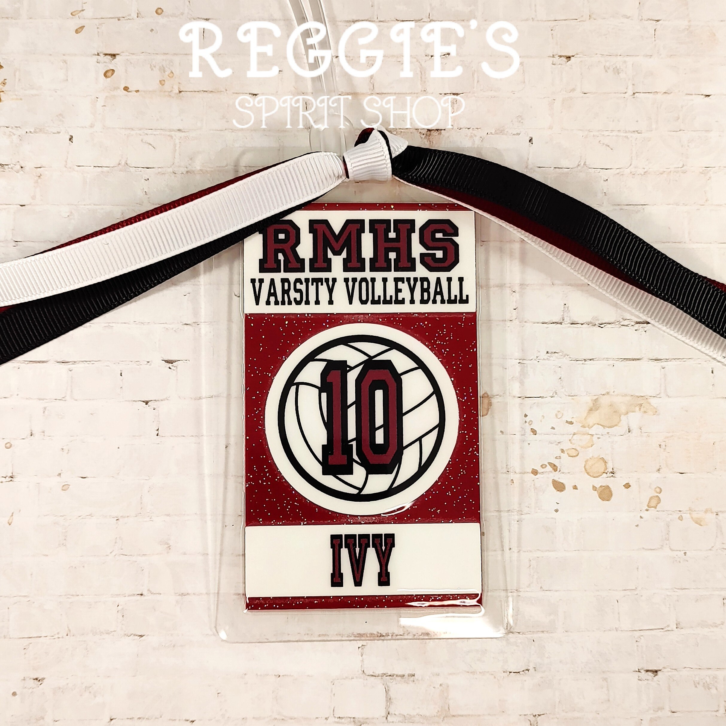 Personalized Volleyball Bag Tags 