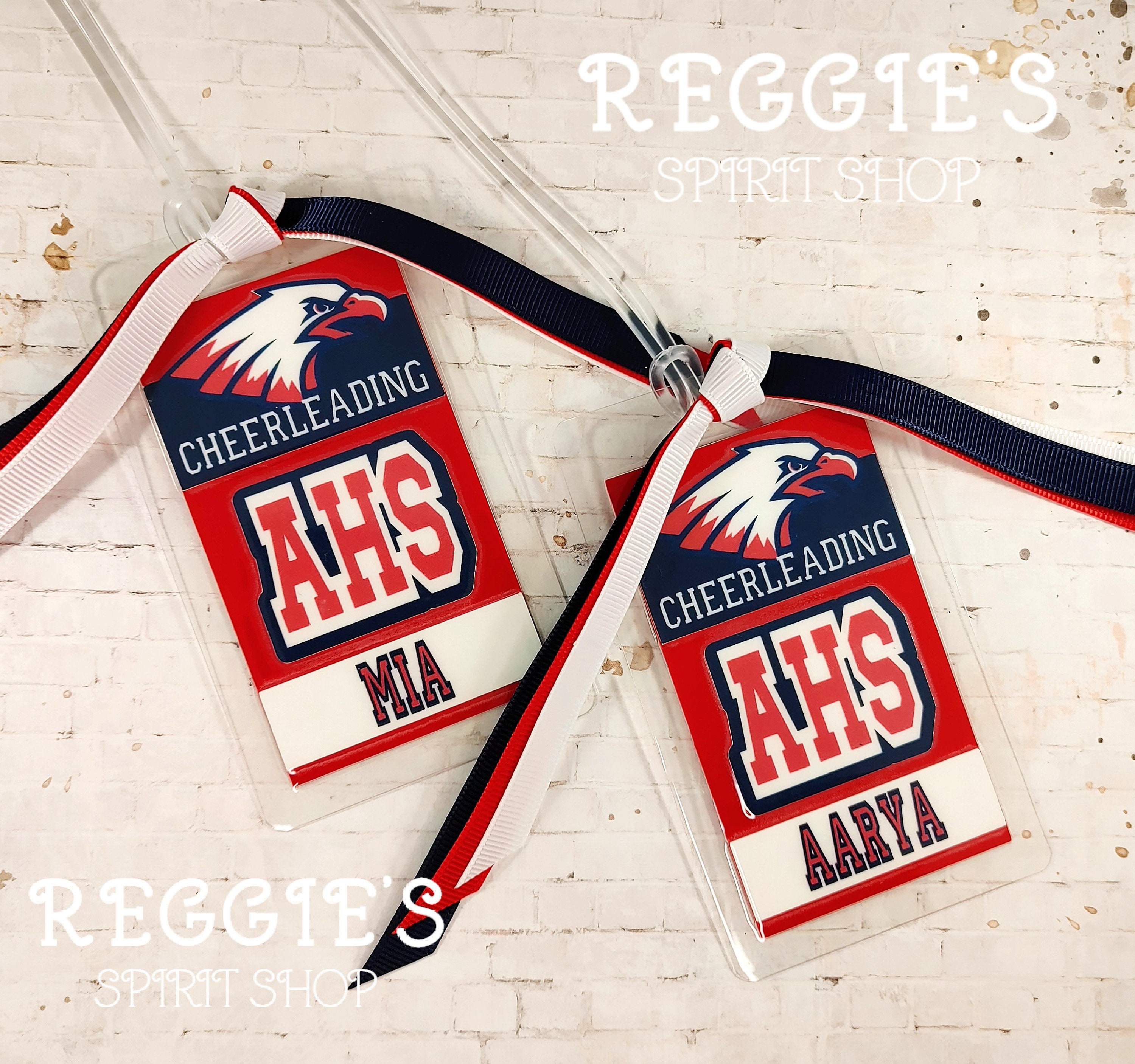 Personalized Cheer Bag Tags Custom Cheerleading Bag Tags Etsy