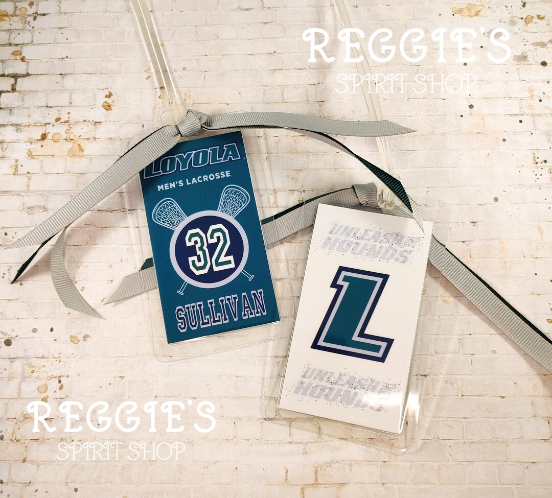 Personalized Lacrosse Bag Tags, Lacrosse Team Gifts, Personalized